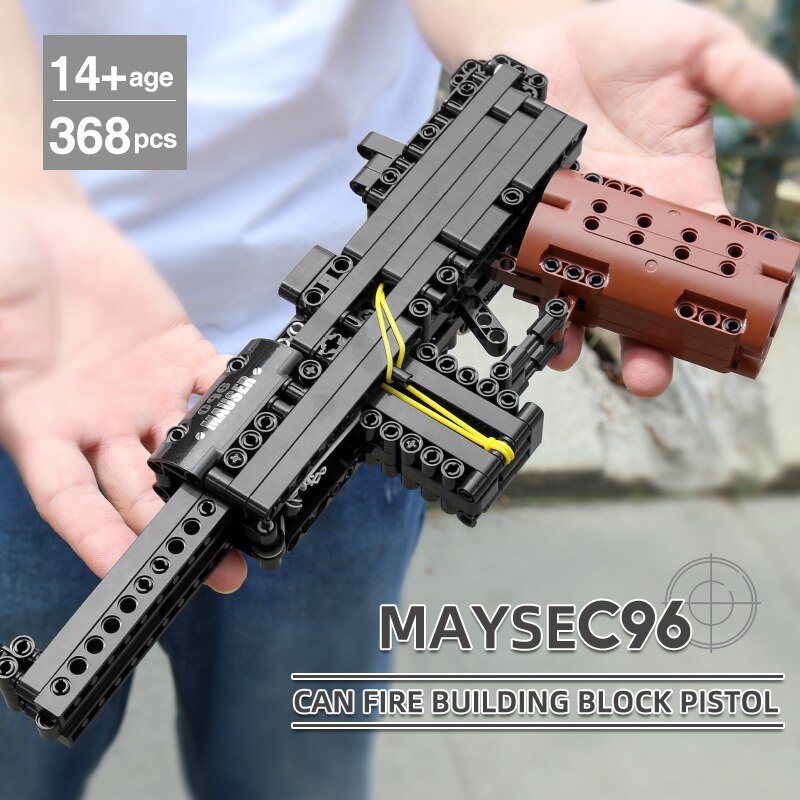 Brand New Kids Children Toys Building Blocks Gun Model Assembling Pistol CA 