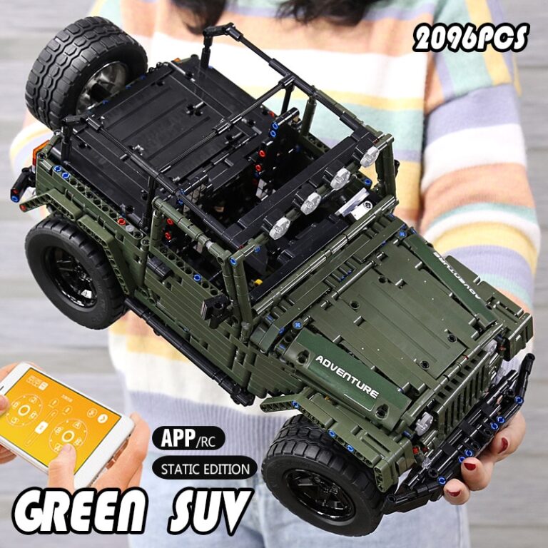 Mould King 13124 MOC High-Tech RC Jeeps Adventure Off-road Vehicle ...